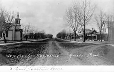 West Main Street residences, Amboy, Minnesota, 1908