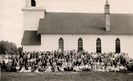 50th Anniversary Gathering, St. Paul's Lutheran Church, Angora, Minnesota, 1957