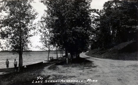 Lake scene, Annandale, Minnesota, 1947