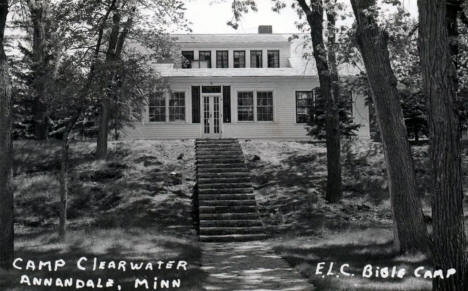 Camp Clearwater ELC Bible Camp, Annandale, Minnesota, 1956