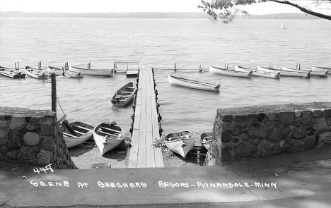 Beecher's Resort, Annandale, Minnesota, 1935