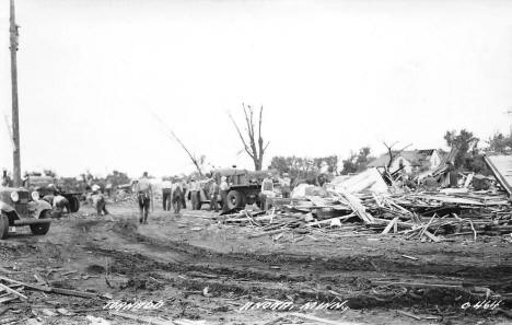 Aftermath of the Tornado, Anoka, Minnesota, 1939