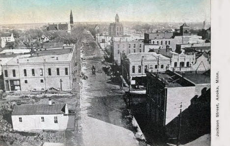 Jackson Street, Anoka Minnesota, 1909