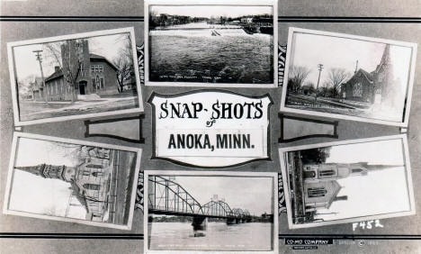 Multiple views, Anoka, Minnesota, 1923