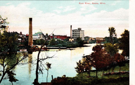 Rum River, Anoka, Minnesota, 1908