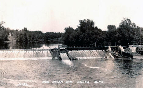 Dam on the Rum River, Anoka, Minnesota, 1932
