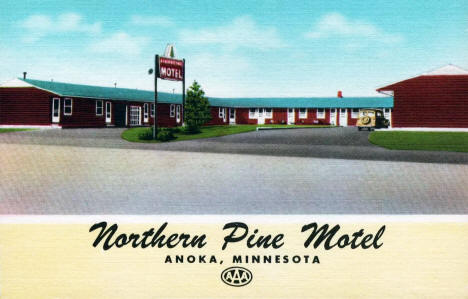 Northern Pine Motel, Anoka, Minnesota, 1948