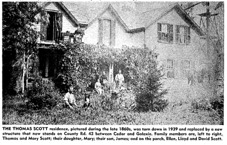 Thomas Scott residence, Lebanon Township, Minnesota, 1860s