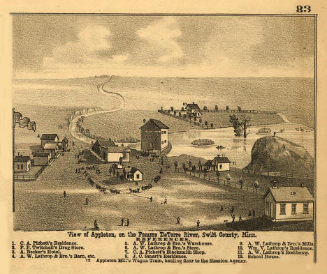 View of Appleton, Minnesota, 1874