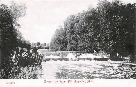 Upper Mill scene, Appleton, Minnesota, 1908