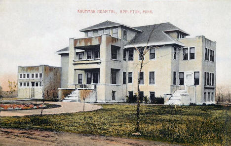 Kaufman Hospital, Appleton, Minnesota, 1907