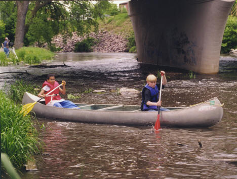 Canoeing the Pomme de Terre River in Appleton, Minnesota, 2006