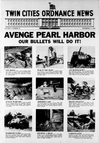 Twin Cities Ordnance News, December 4th, 1942