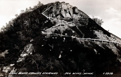 Barn Bluff, Red Wing Minnesota, 1940s