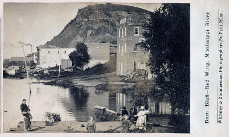 Barn Bluff and Red Wing, Minnesota, 1860s