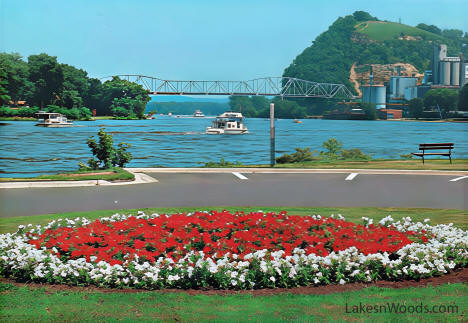 Mississippi River from Bay Point Park, Red Wing Minnesota, 1990s