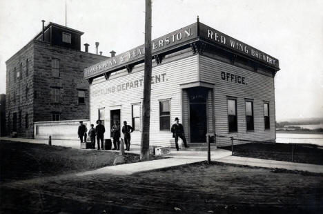 Red Wing Brewery, West Main Street, Red Wing Minnesota, 1908