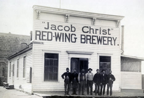 Jacob Christ Red Wing Brewery, Red Wing Minnesota, 1880