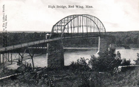 High Bridge, Red Wing Minnesota, 1906