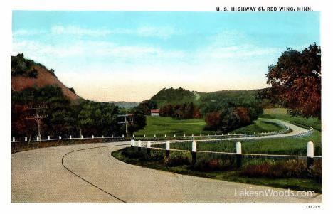 US Highway 61, Red Wing, Minnesota, 1930s