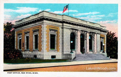 Post Office, Red Wing Minnesota, 1920s