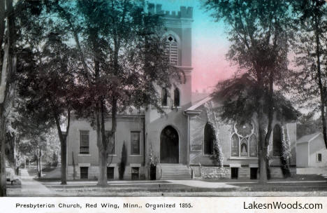 Presbyterian Church,  Red Wing Minnesota, 1910