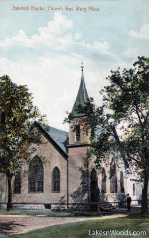 Swedish Baptist Church, Red Wing Minnesota, 1910s