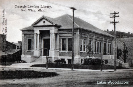 Carnegie - Lawther Library, Red Wing Minnesota, 1907
