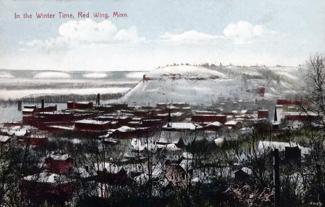 Winter view, Red Wing Minnesota, 1913